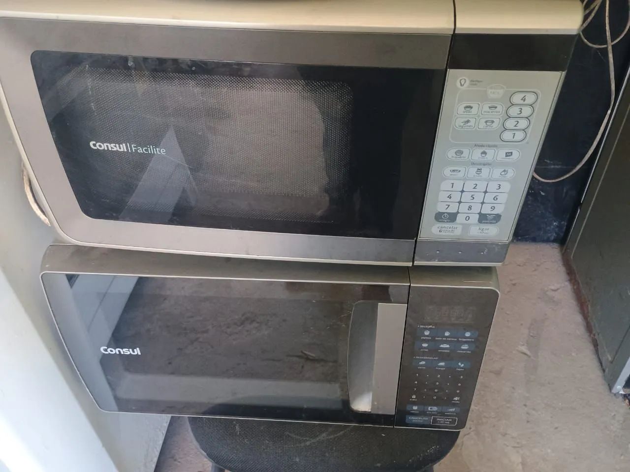 Microondas funcionando perfeitamente 