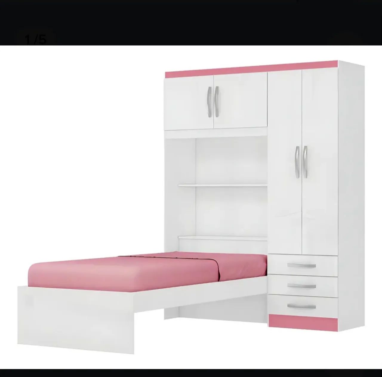 Guarda roupa rosa