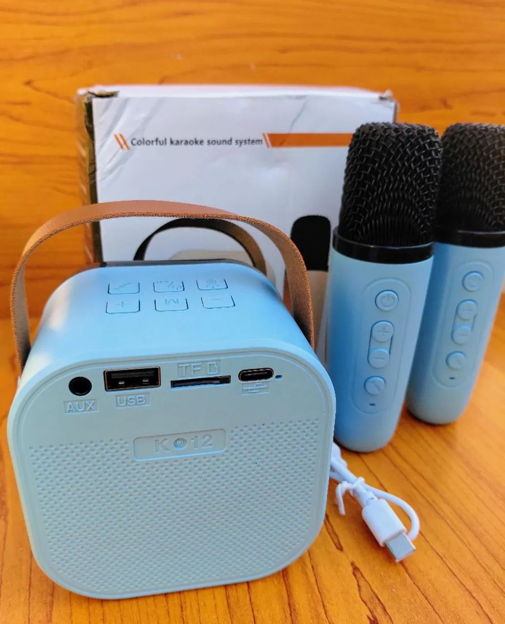 Caixinha Karaoke Bluetooth - Nova - Entregamos  - Foto 4