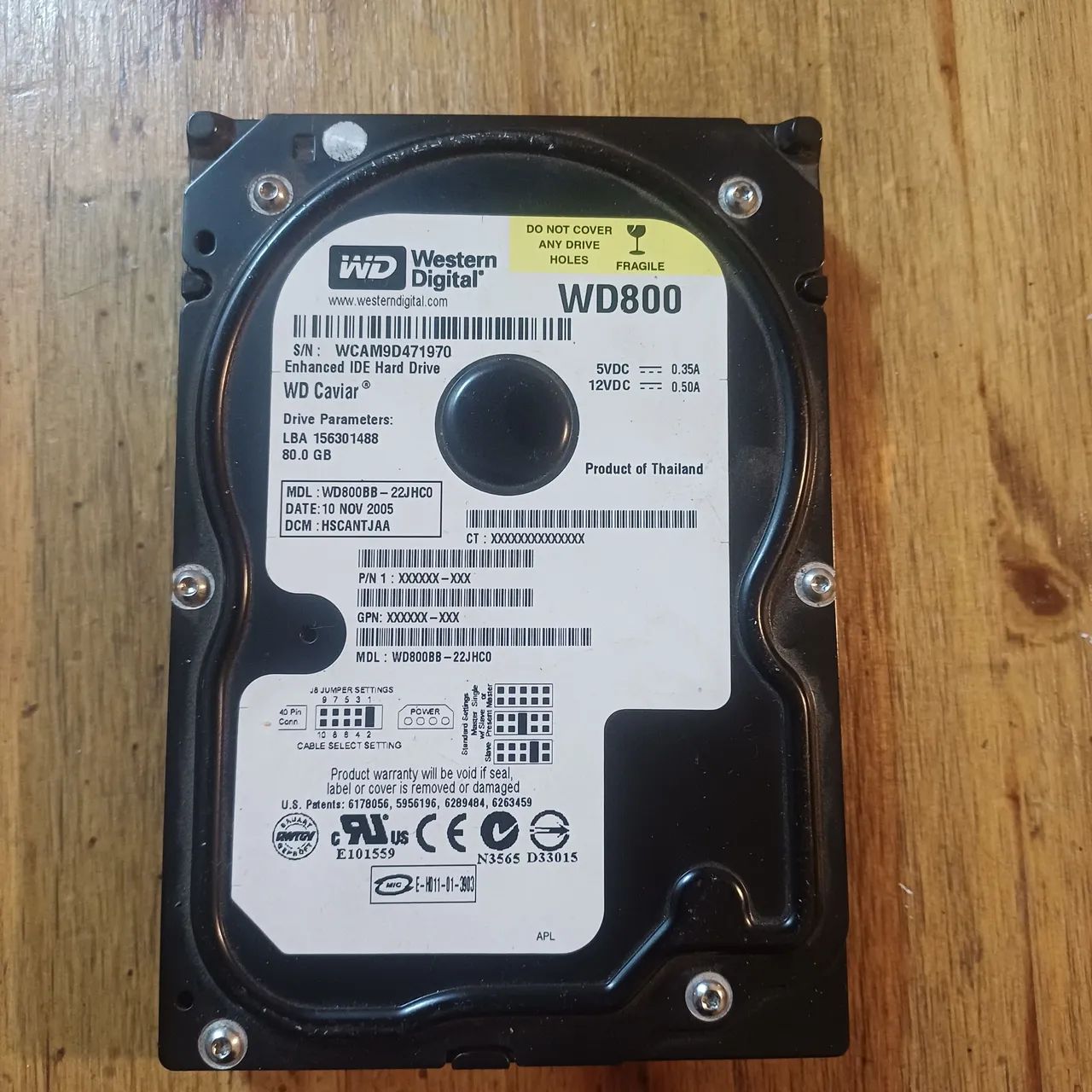 HD IDE 80GB