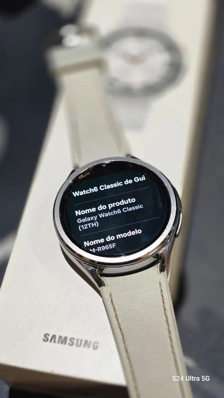 Galaxy watch 6 classic lte silver - Foto 2