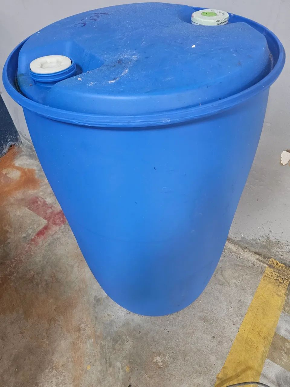 Tambor de plástico 200 litros 