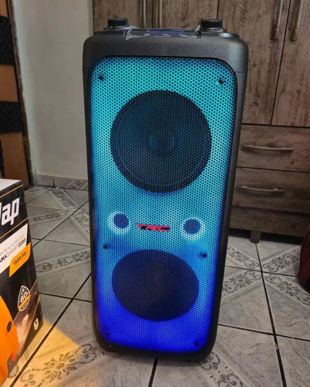 CAIXA DE SOM TRC 1700w potência 