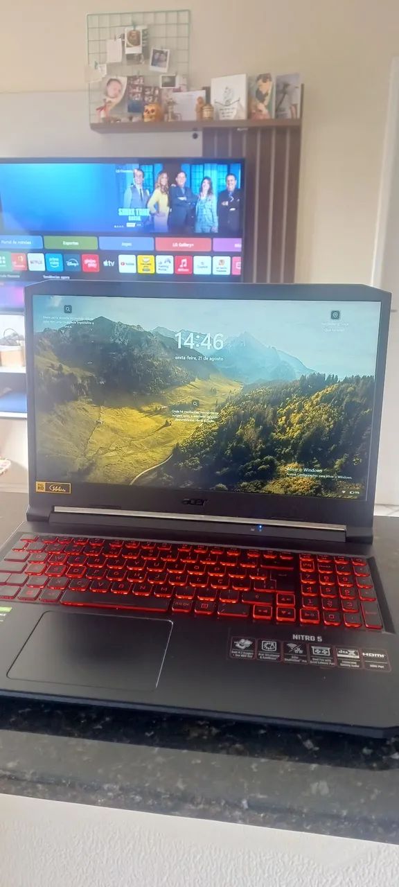 NOTEBOOK GAMER ACER NITRO 5 AN515-57 - ÓTIMO ESTADO - Foto 2