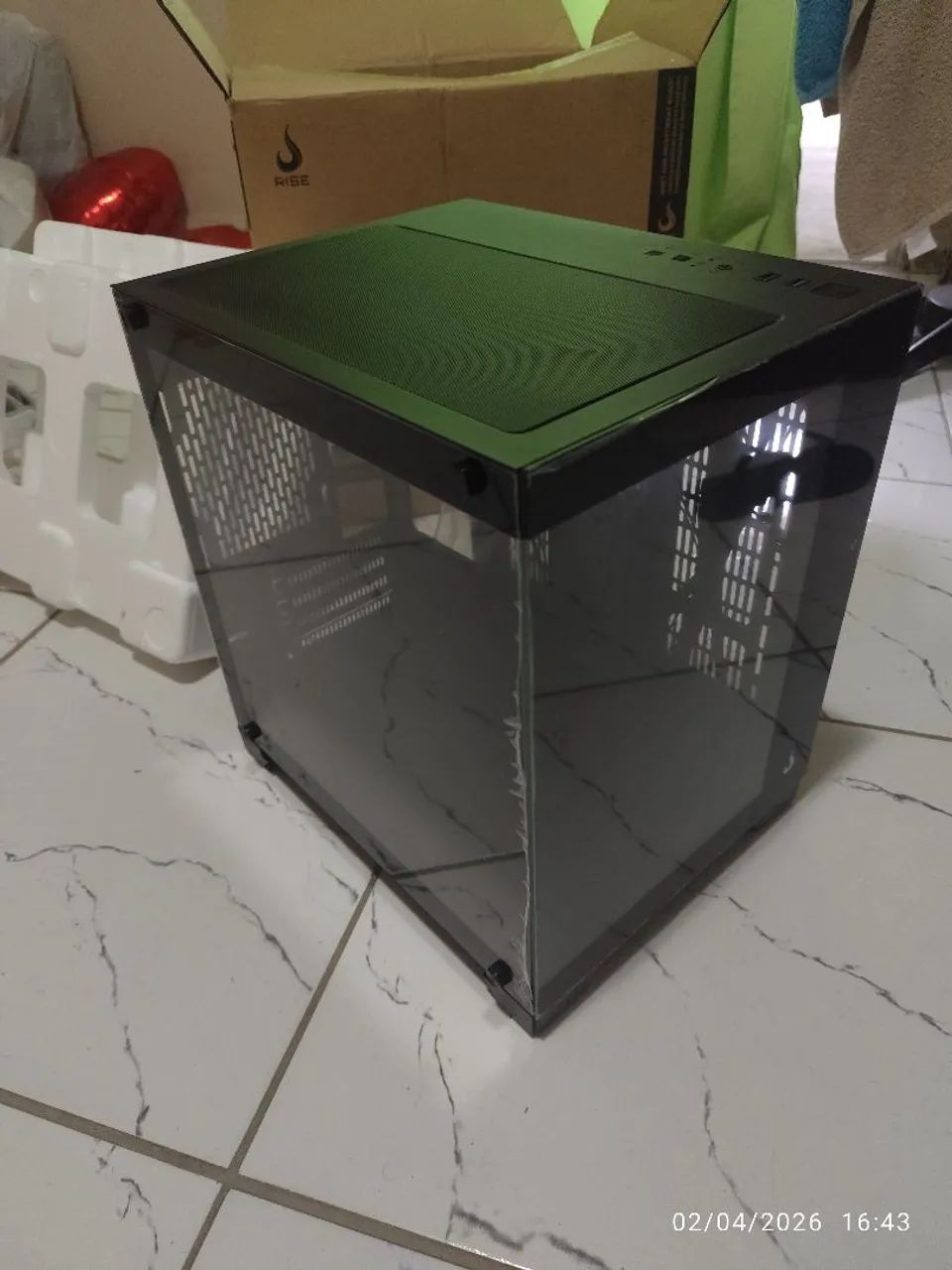 Gabinete Gamer Risemode Galaxy Glass M Mini