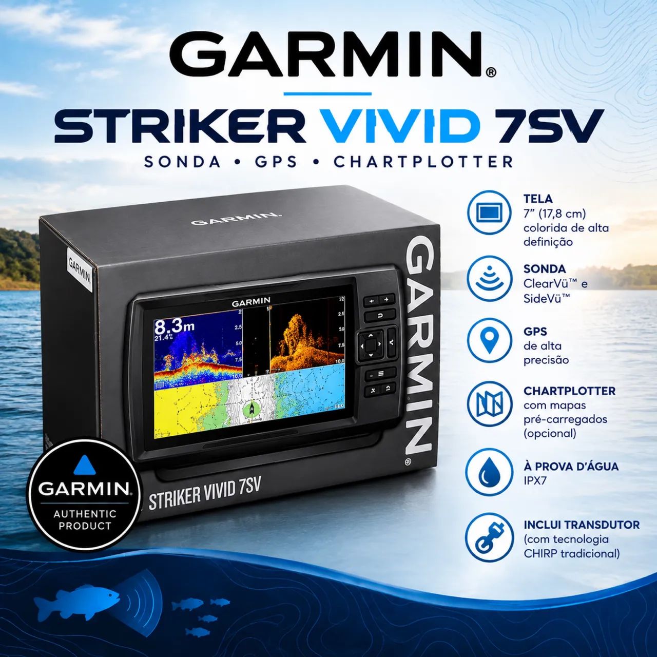 Sonar Garmin Striker 7SV