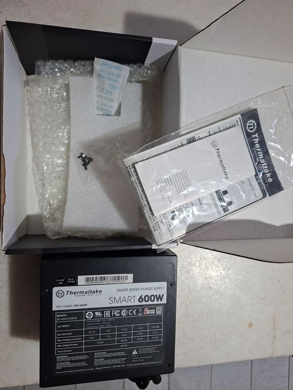 Fonte Thermaltake 600W Smart Series 80 Plus - Foto 2