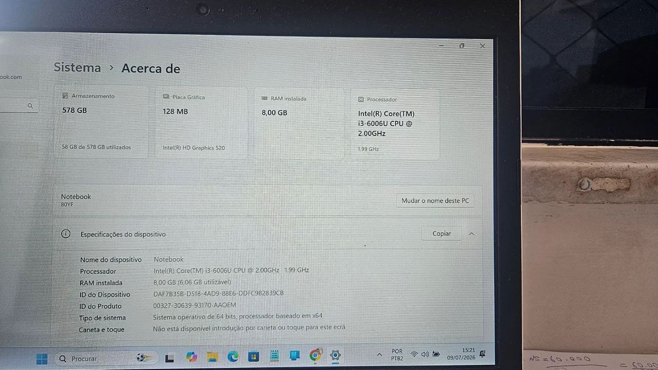 Notebook ideapad 320 - Foto 3