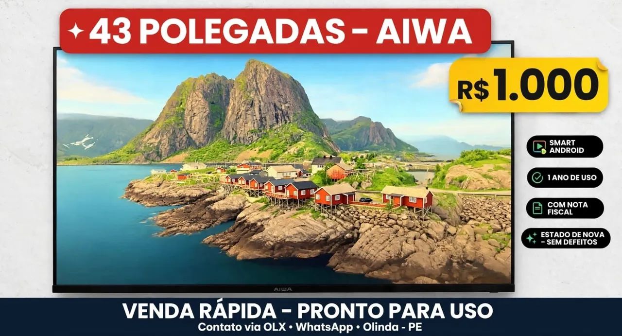 TV SMART 43 polegadas 