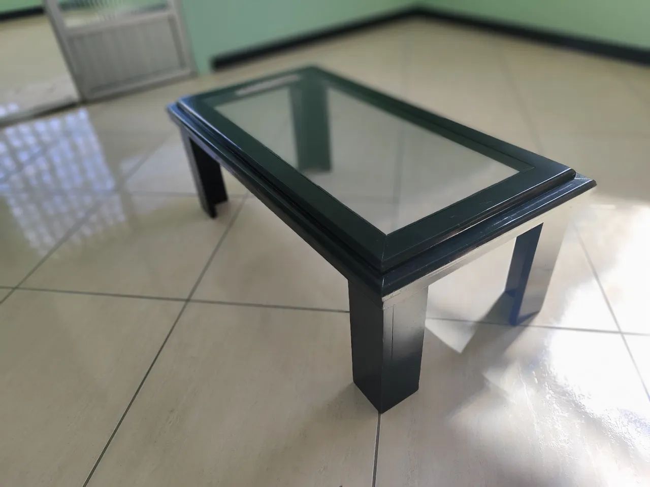 Mesinha de centro com vidro transparente  - Foto 3