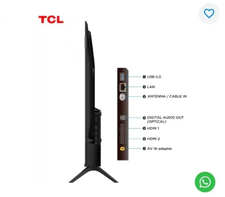 OPORTUNIDADE!!!  Tv de 32 polegadas TCL (NOVA NA CAIXA) comprada no dia 30/10/26 - Foto 5
