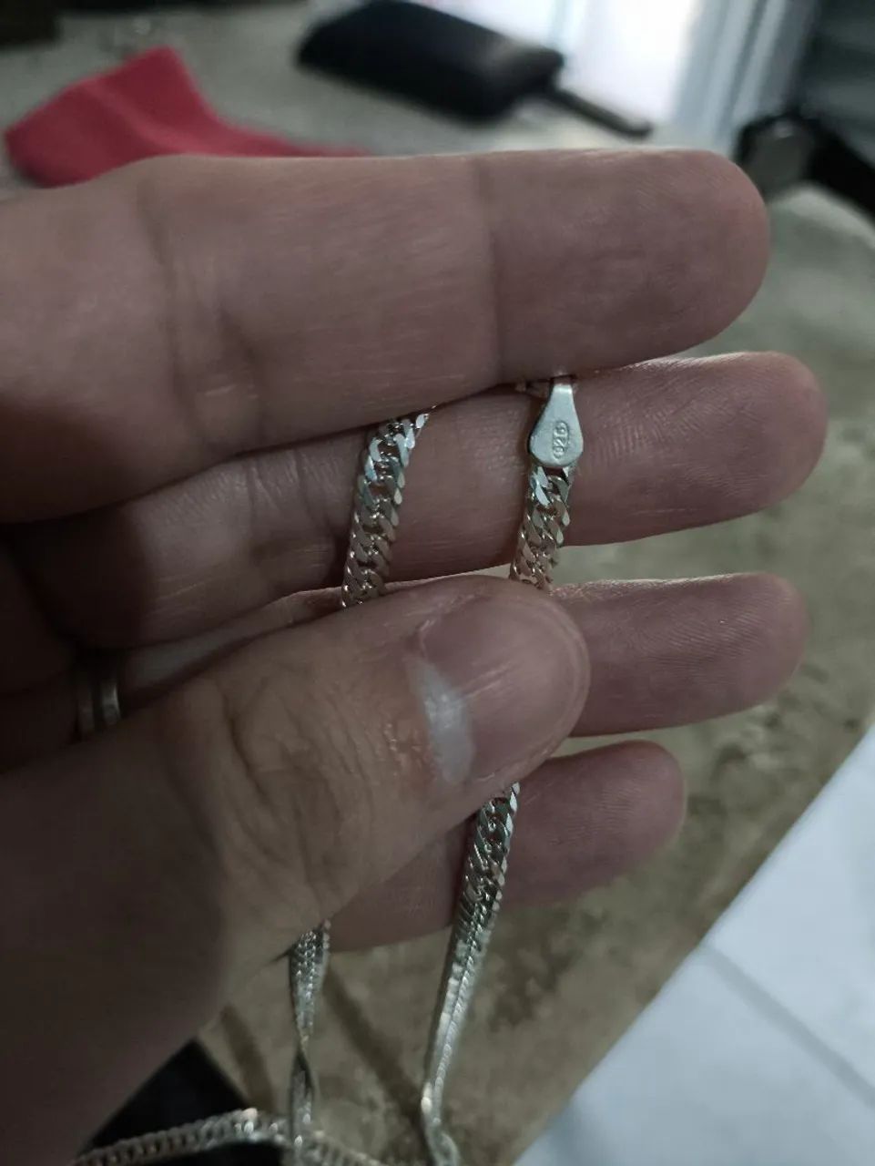 Cordão de prata. - Foto 2
