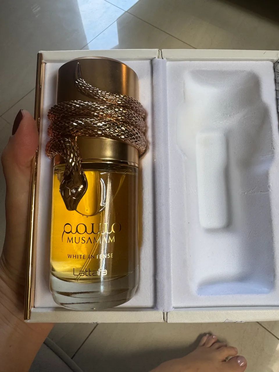 Perfume Arabe Lattafa Musamam White Intense 100ml original - Foto 2