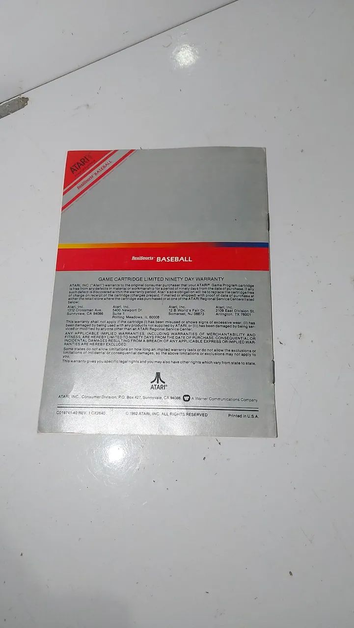 Cartucho atari 2600 baseball - Foto 5