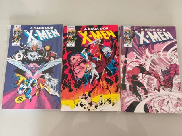 A Saga Dos X-Men Vol 25, 26, 27