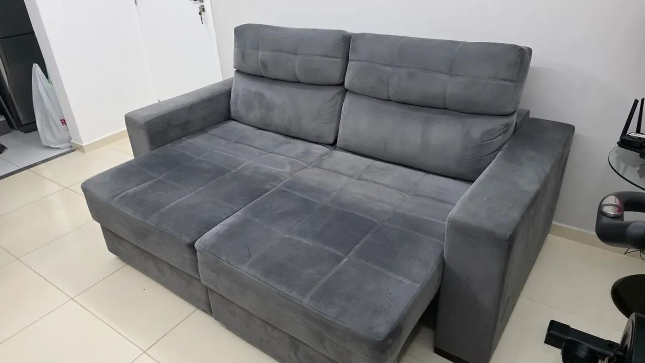 Sofá retrátil 3 Lugares.  - Foto 4
