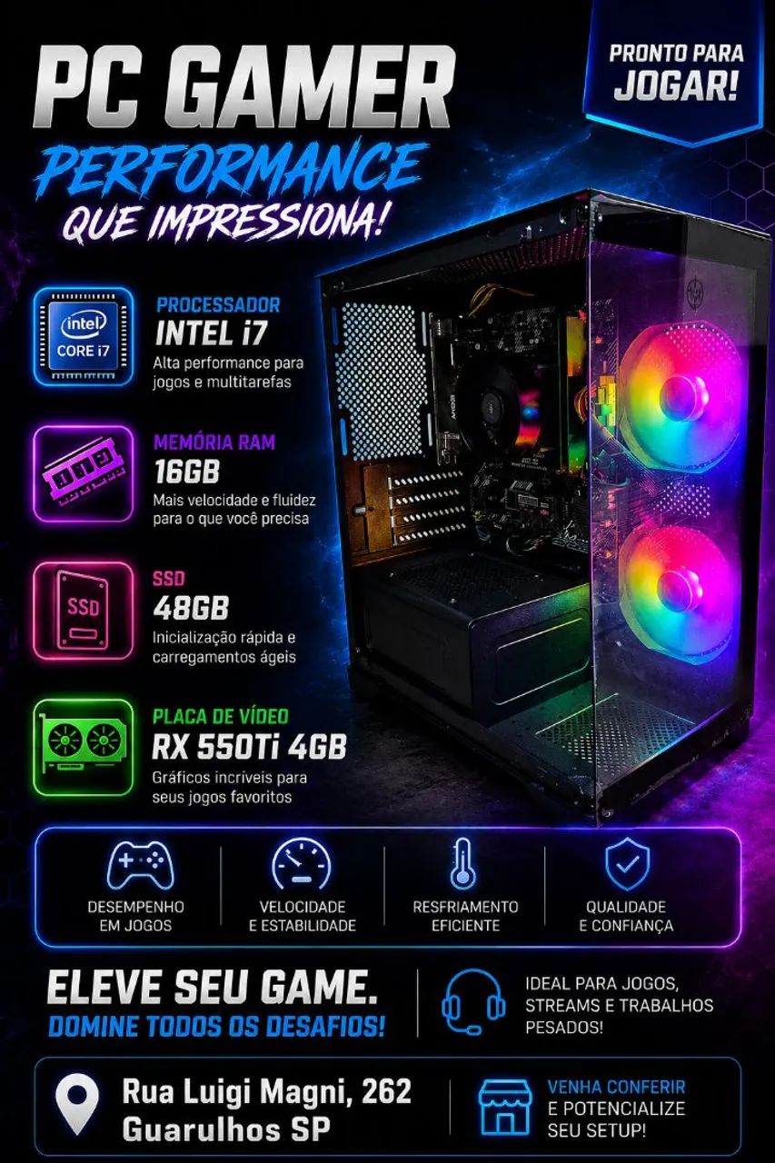 Pc Gamer Intel i5 + 16g ram +ssd 240 + windows 11 - Foto 3