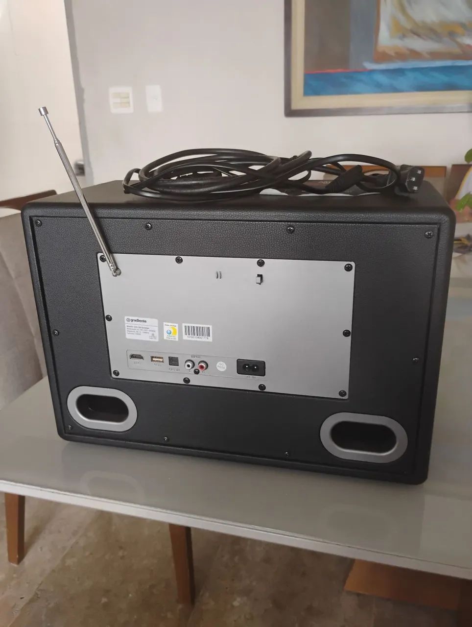 Caixa de som Gradiente Nostalgie - 1000W - seminova - Foto 3