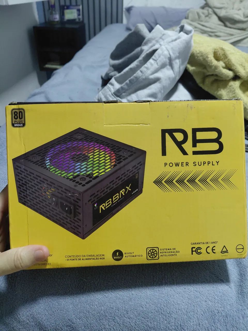 Fonte RBBRX 650w 80Plus RGB - Foto 2
