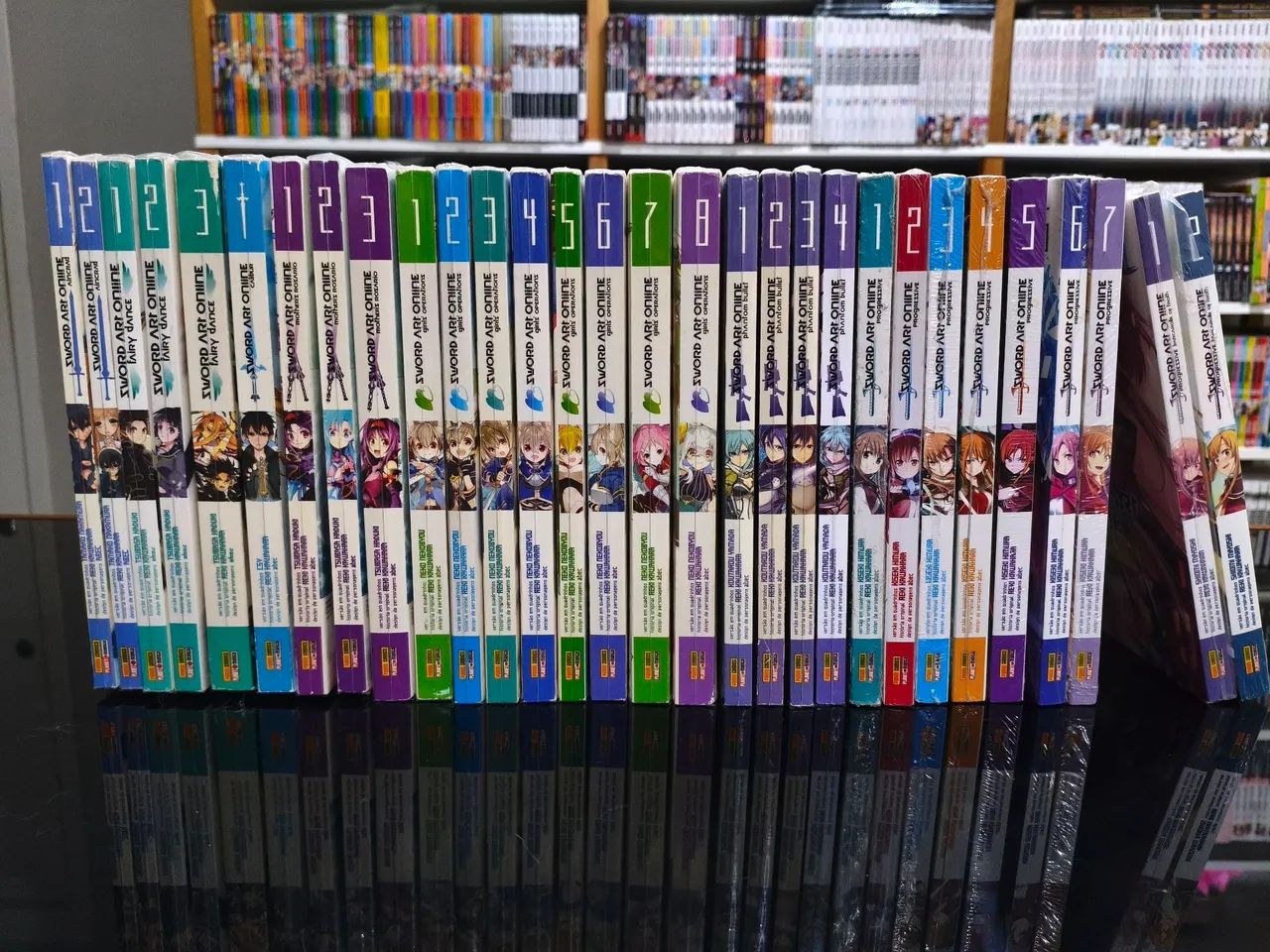 Sword art Online - Coleção Completa com todos os arcos - Livros e
