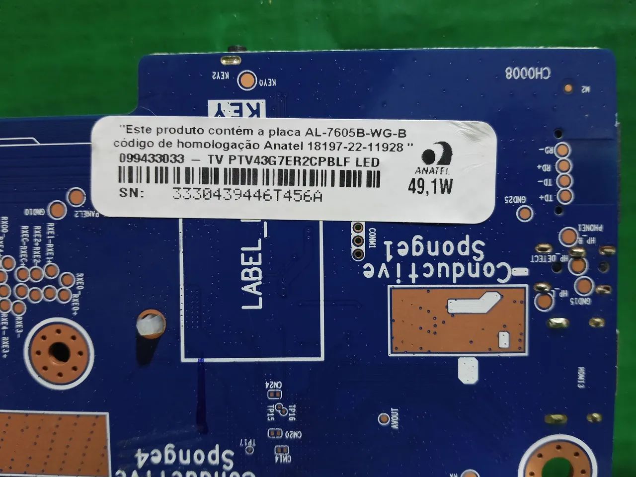 Placa principal da TV PHILCO 43 POLEGADAS  - Foto 4