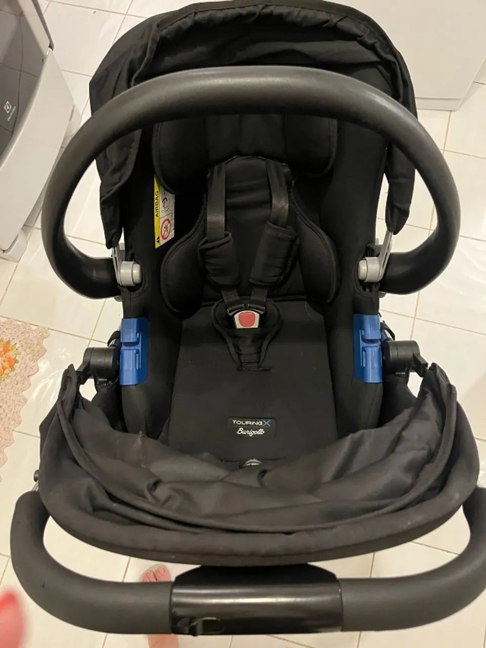 Carrinho Zap Burigotto com bebê conforto - Foto 2