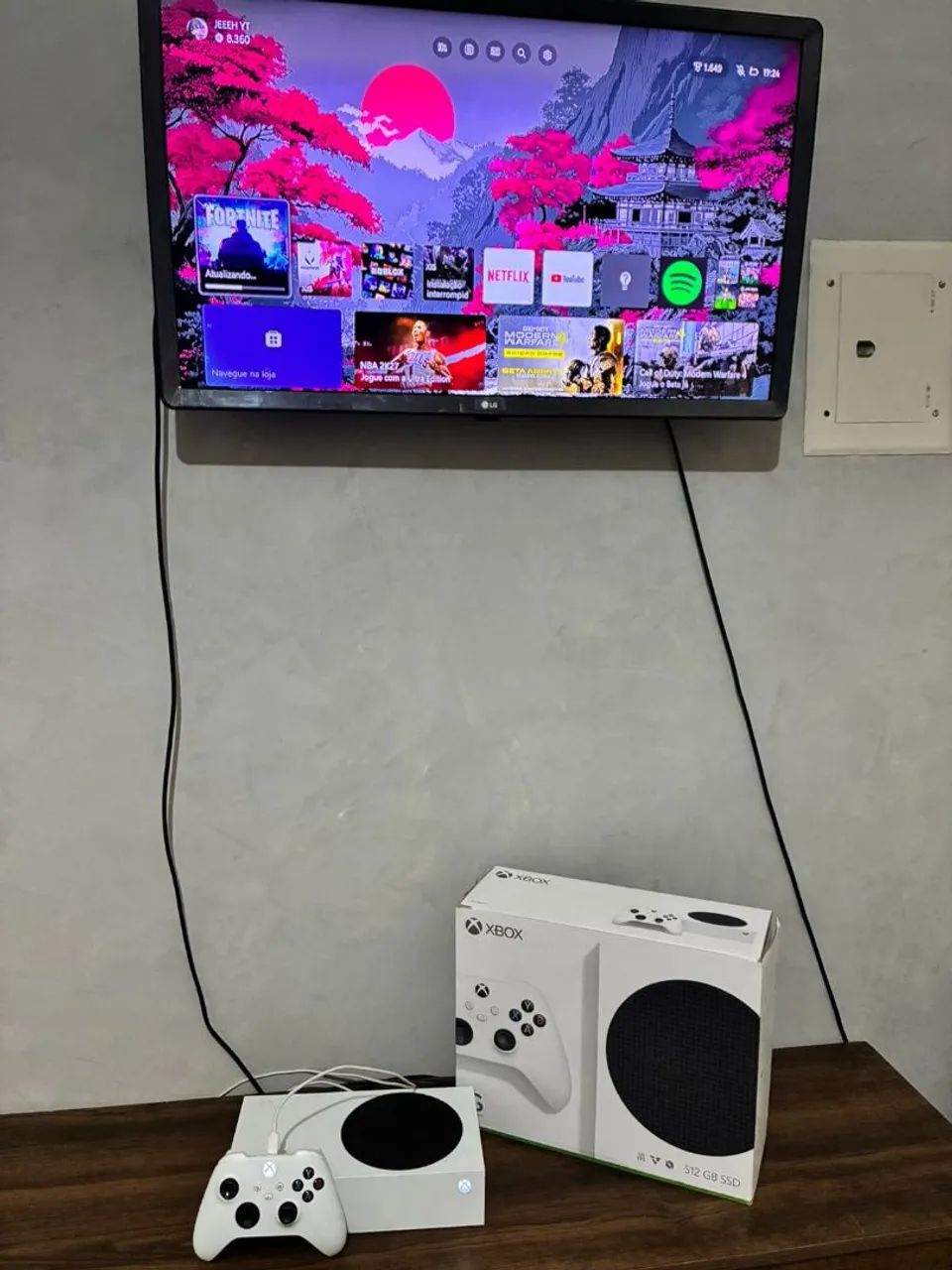 Xbox séries s com caixa - Foto 3