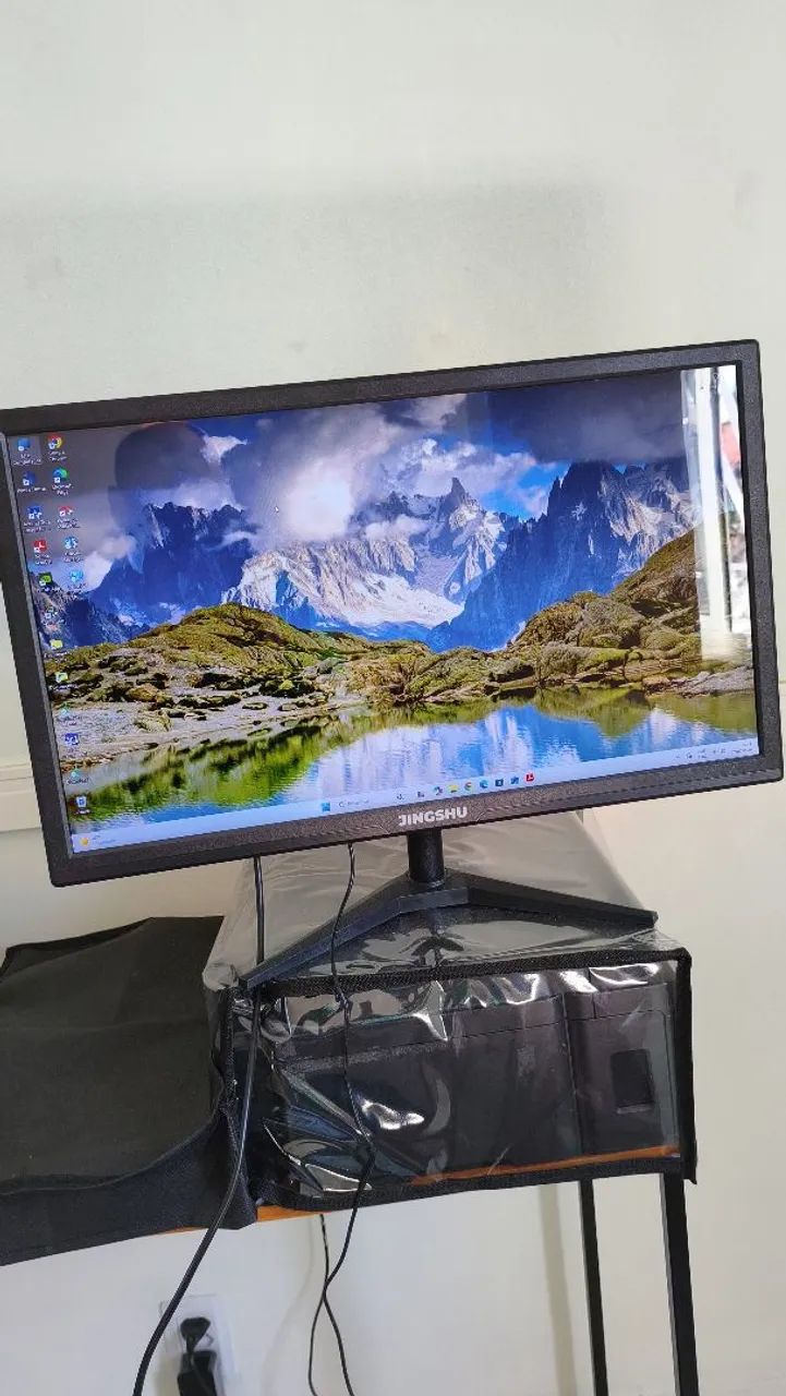 Monitor Jingshu 23,5 polegadas, HDMI e 75 Hz. Novo: Nota fiscal e garantia de 1 ano.