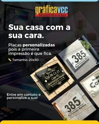 Placas de vidro personalizadas 20x30cm