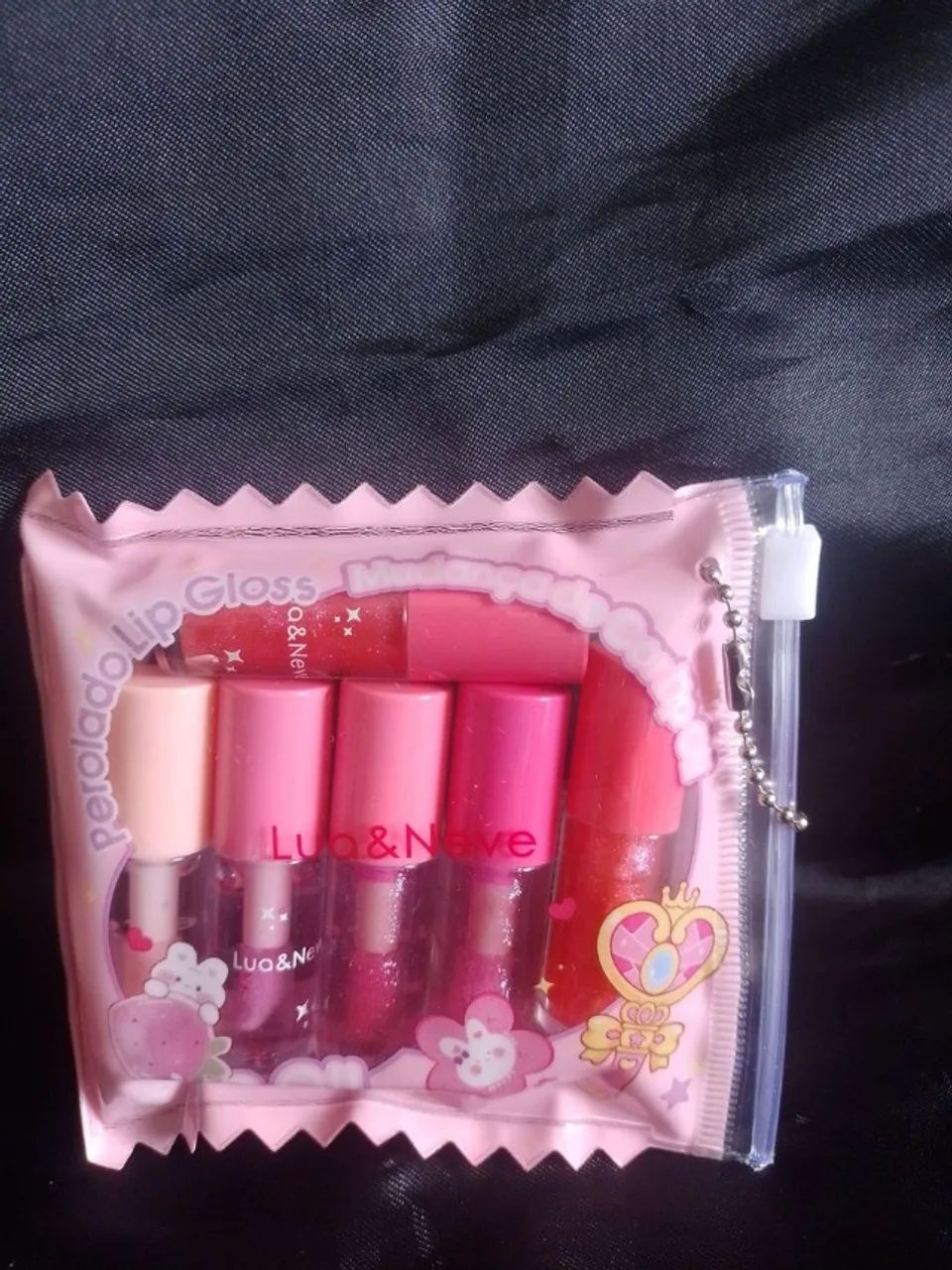 kit mini lip oil lua e neve com 6 unidades - Foto 3