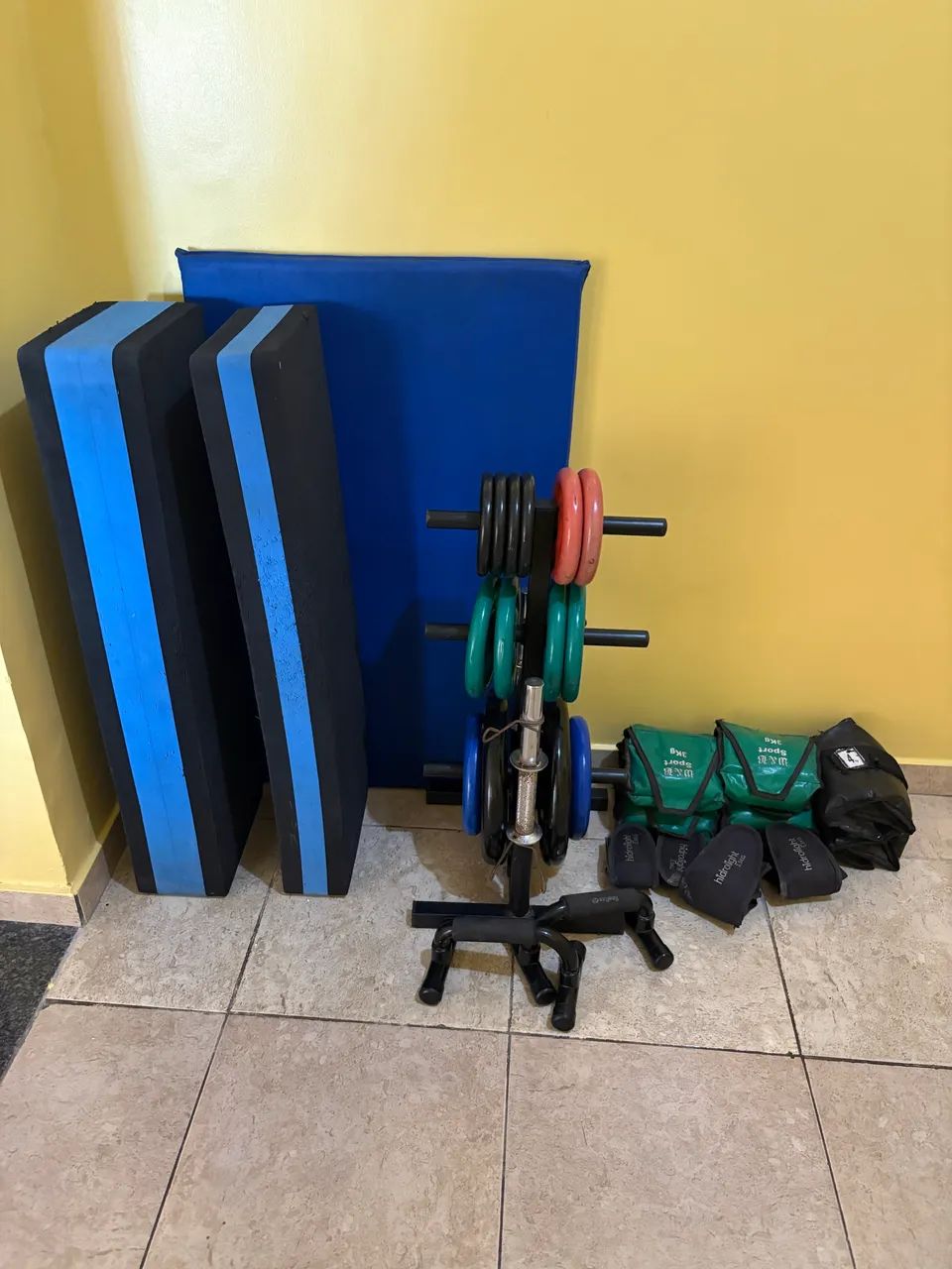 Equipamentos para malhar em casa