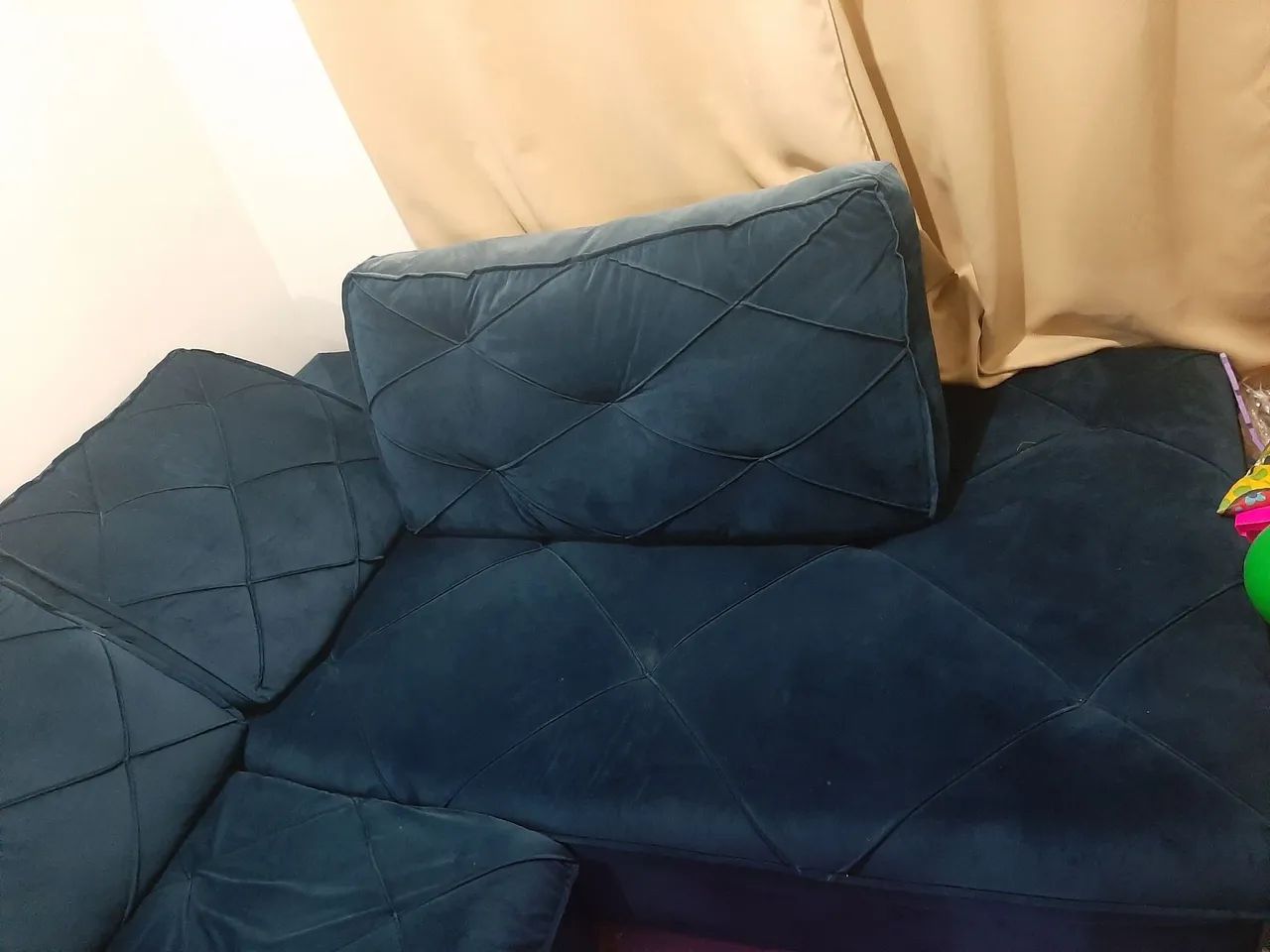 SOFA VANCOUVER 2,95 AZUL com CHESS - Foto 4