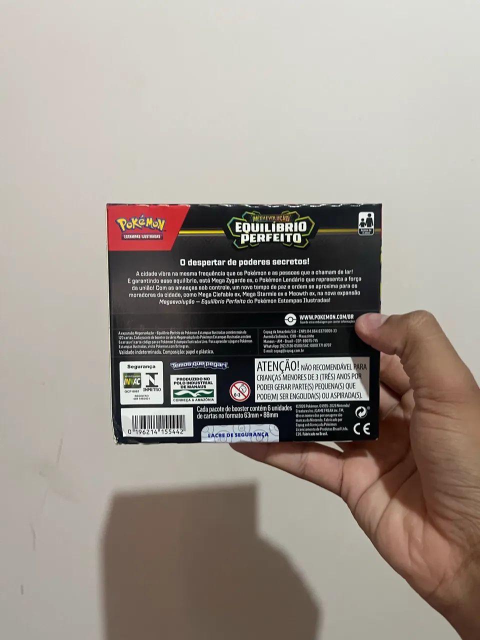 Booster Box Pokémon Equilíbrio Perfeito 