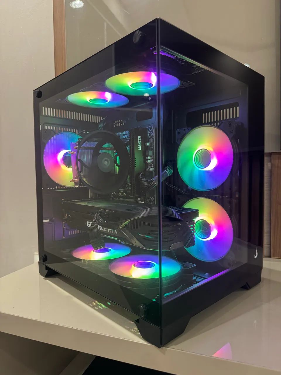 PC Gamer Ryzen 5 5500 + RTX 3070Ti novo com garantia - Em até 18x