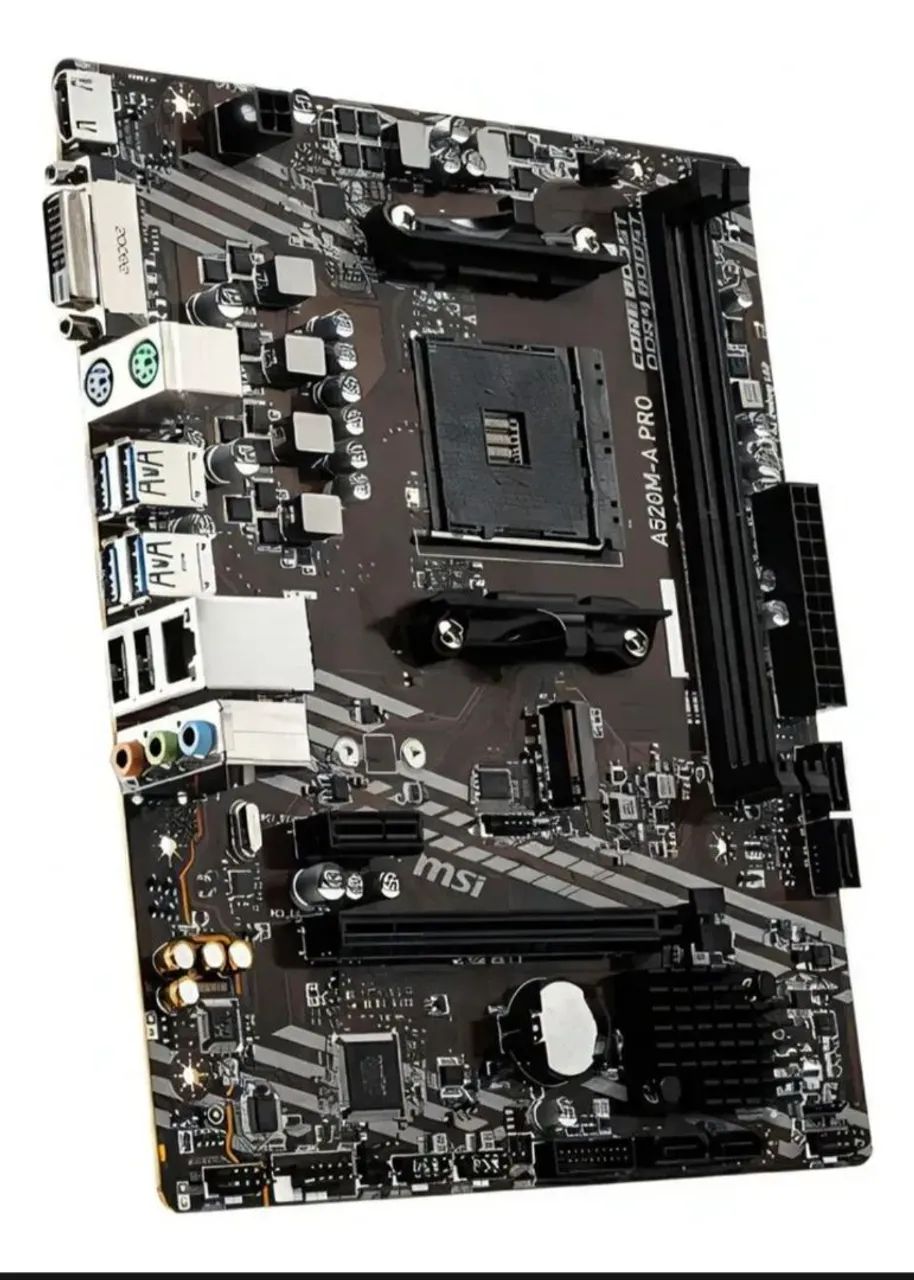 Placa-mãe Msi A520m-a Pro Am4 Matx Ddr4 Hdmi Dvi M.2 NOVA - Foto 2