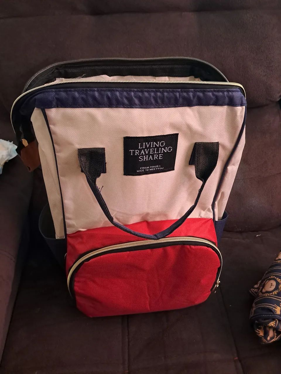Mochila Maternidade vários compartimentos 