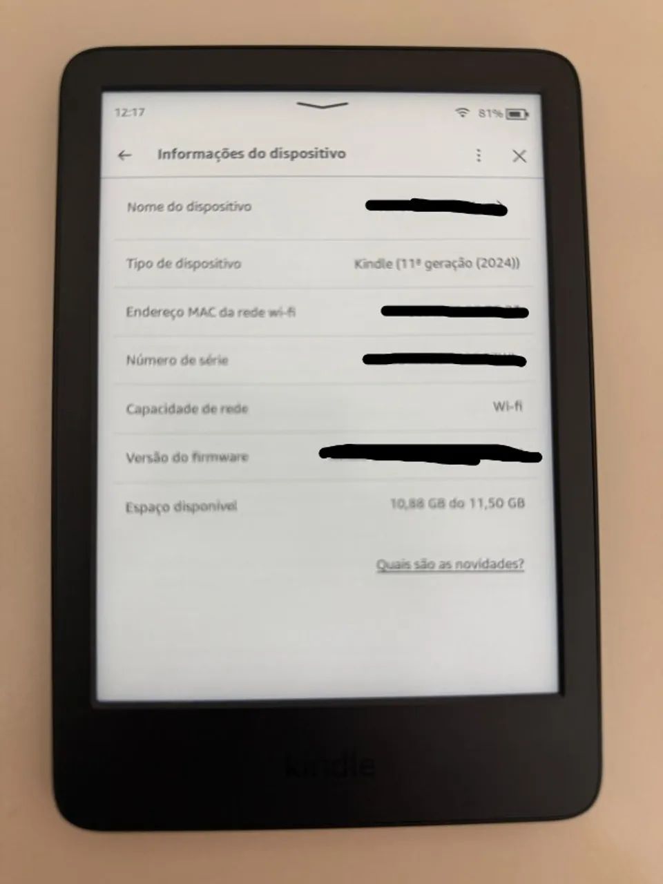 Kindle 16 GB 11ª geração - Foto 3