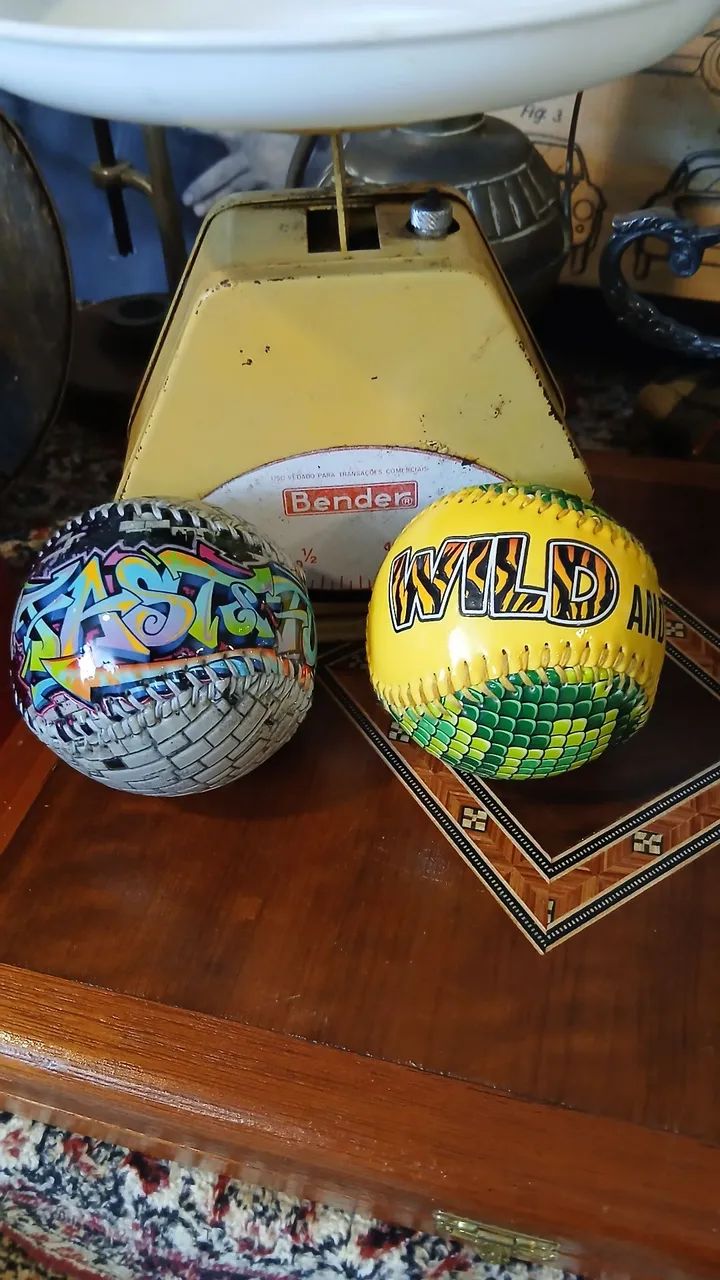 Bolas de beisebol colecionáveis 