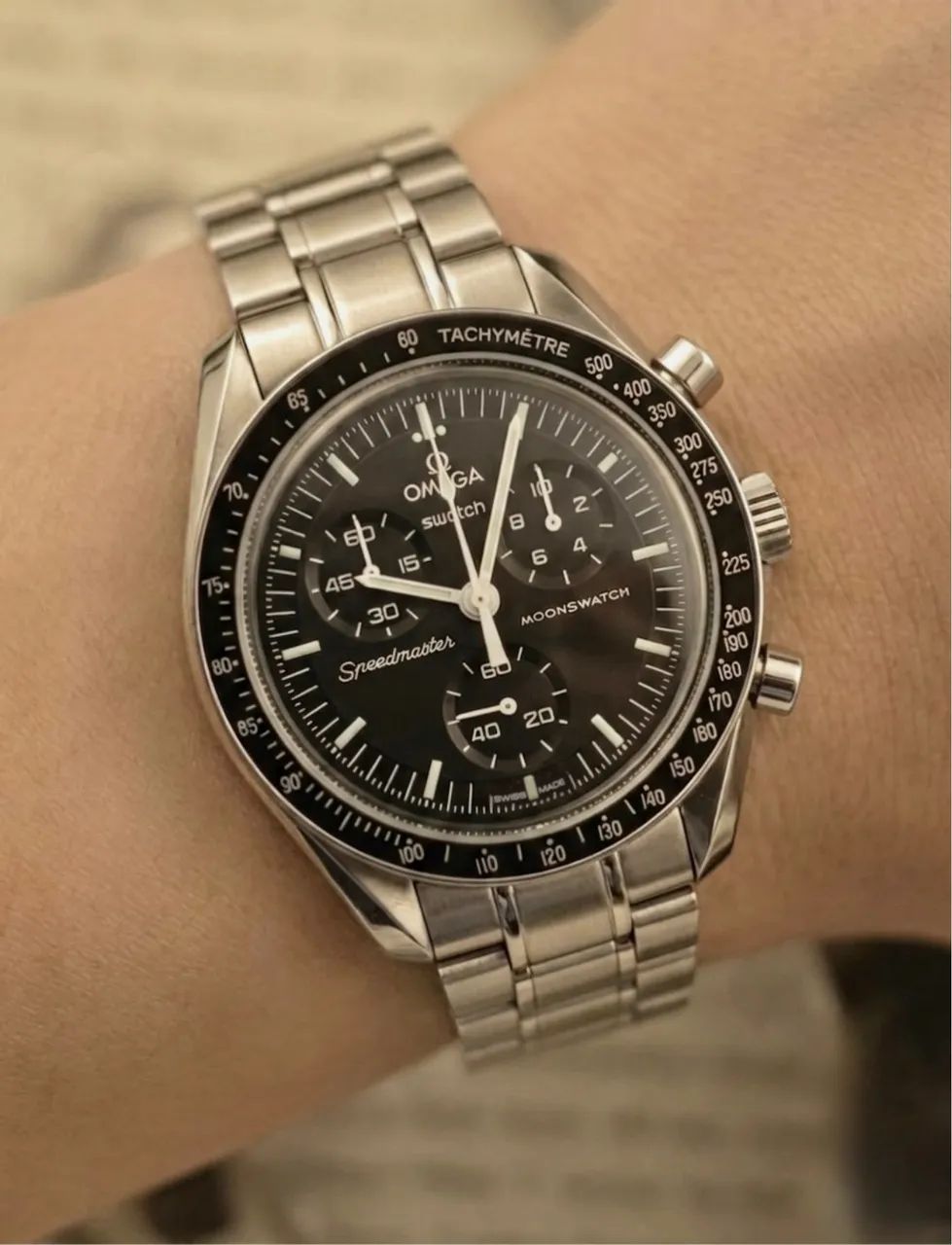 Omega Moonswatch Modded - Caixa e Pulseira em Aço Inoxidável - Foto 2