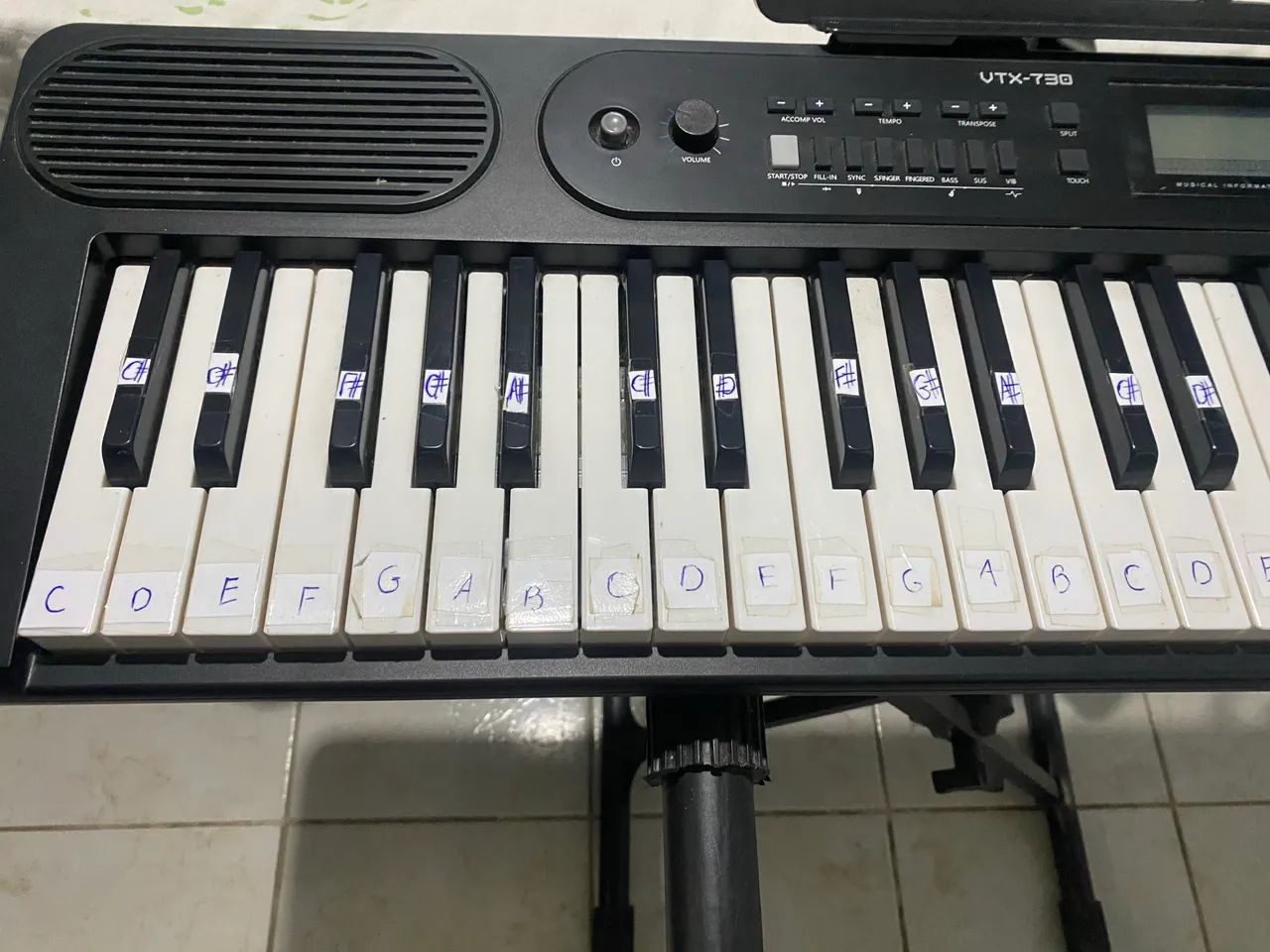 Teclado Musical VOIK VTX-730 - Foto 2