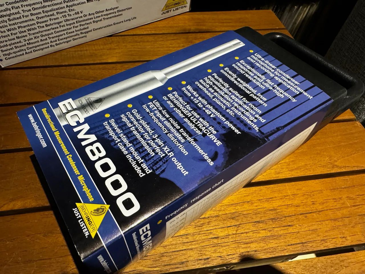 Microfone de Medição Behringer ECM8000 com Maleta e Caixa - Foto 2