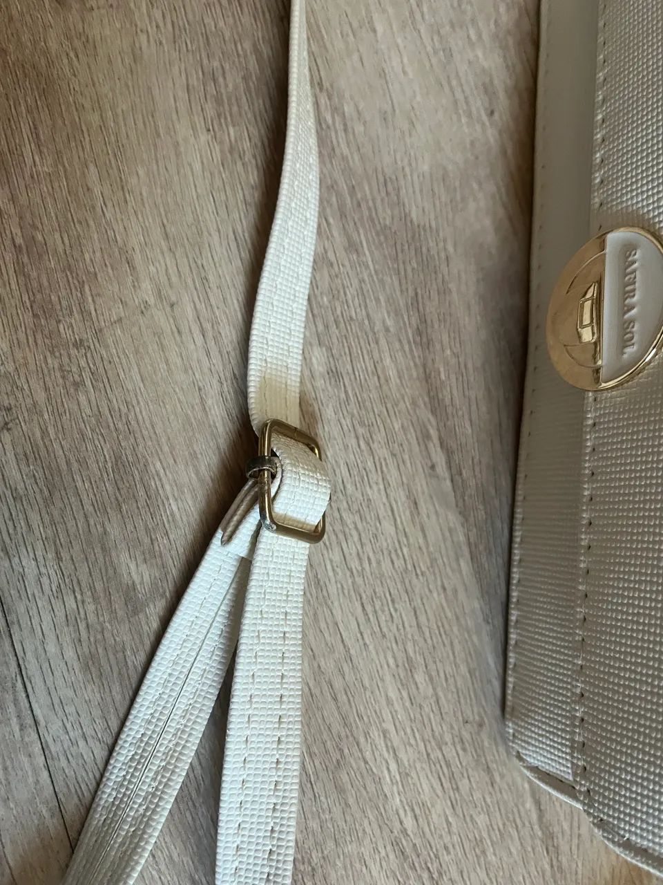 Bolsa feminina cor creme - Foto 4