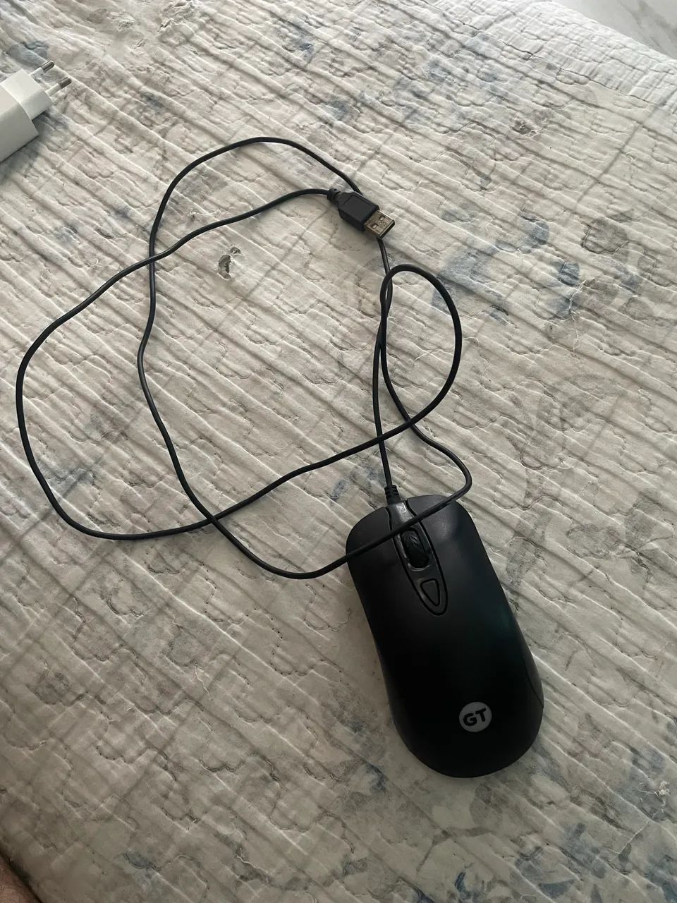 Mouse com fio e leds