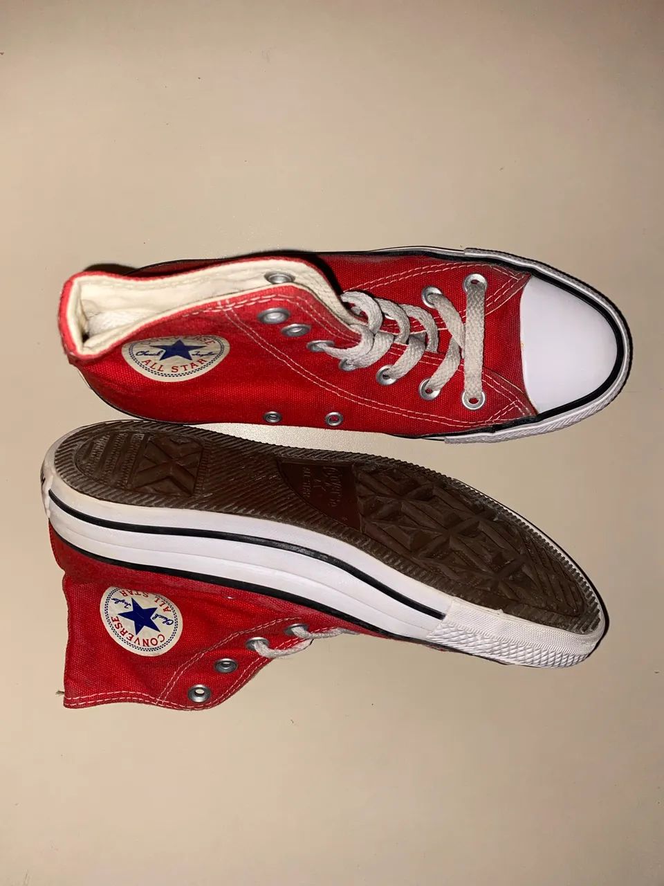 tênis converse all star vermelho 34-35