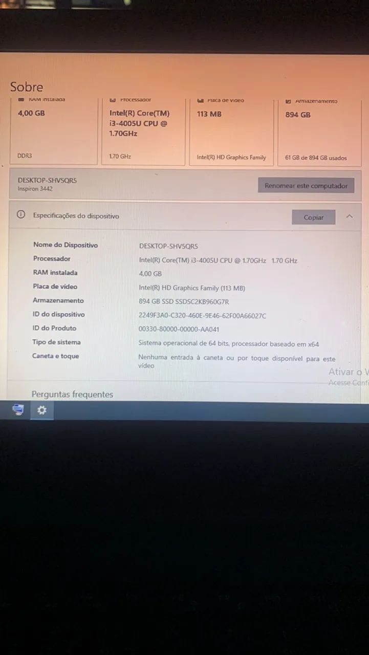Notebook Dell Intel core I3 - Foto 2