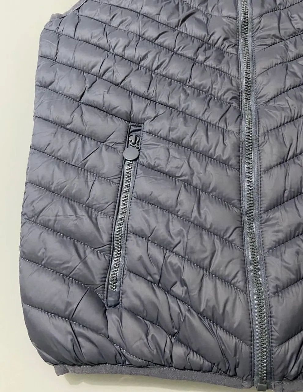 Colete puffer cinza masculino P - Foto 3
