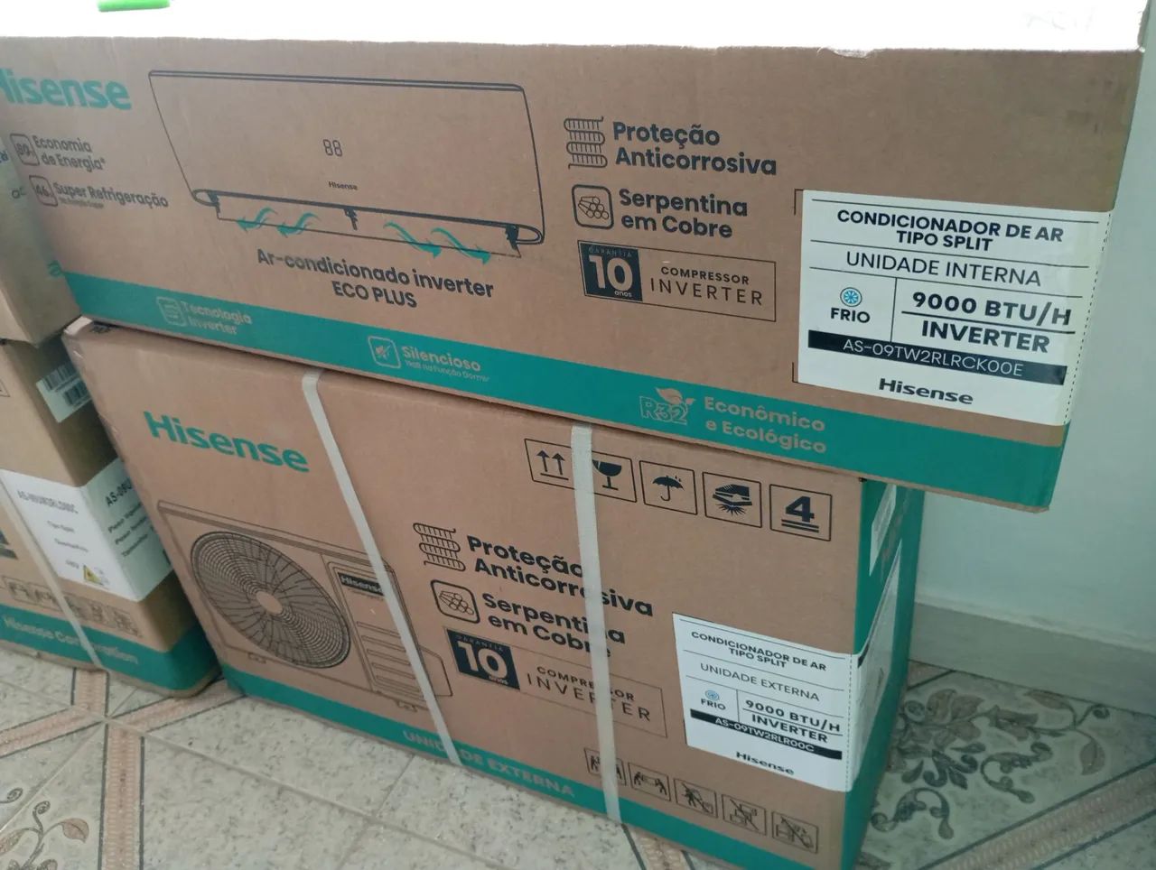 Ar condicionado HISENSE INVERTER 9000 BTU`S - Foto 2