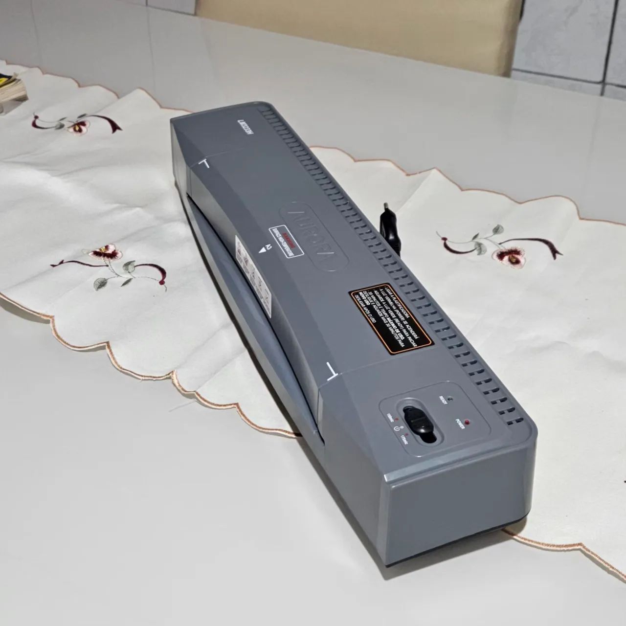 Plastificadora E Laminadora A3 Aurora Lm3233h Nova Na Caixa - Foto 4