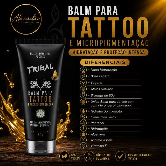 Balm Hidratante para Tattoo e Micropigmentação 80g - Foto 2