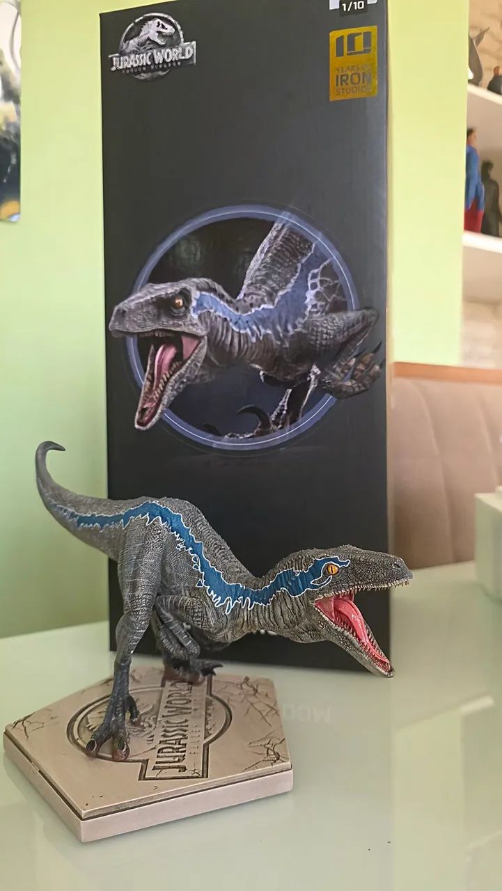 Estátua Blue - Jurassic World Fallen Kingdom - Art Scale 1/10 - Iron Studios - Foto 3